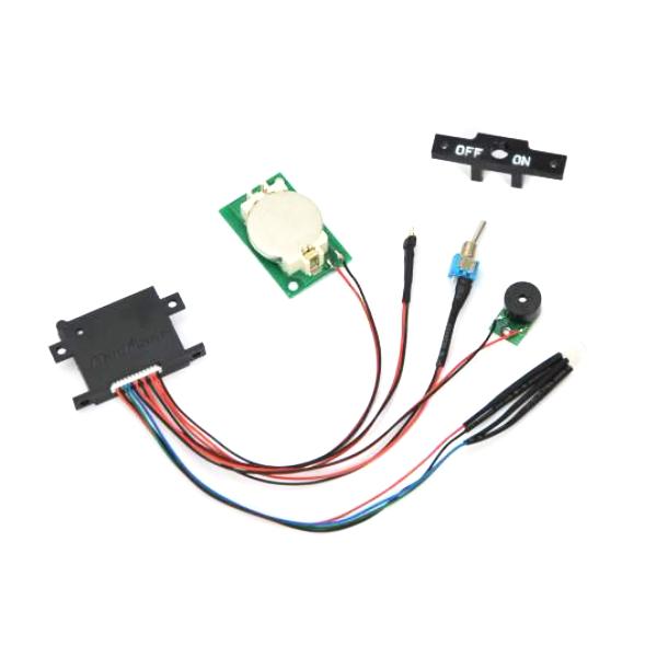 Vacuum Detection/Moisture Alarm PCB Set ~ (incl. on/off switch and mount, buzzer, moisture sensor,  CR2450 battery holder and 4 colour LED,1pcs Panasonic CR 2450 batteries incl.)