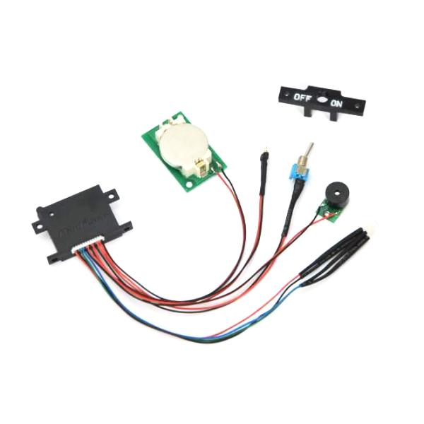Vacuum Detection/Moisture Alarm PCB Set ~ (incl. on/off switch and mount, buzzer, moisture sensor, CR2450 battery holder and 4 colour LED,1pcs Panasonic CR 2450 batteries incl.)