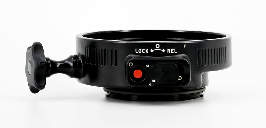 N85 to N120 41.5mm Port Adapter ~with Zoom/Focus Knob – Nauticam