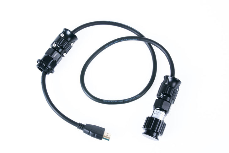 HDMI (A-D) cable in 750mm length ~For Connection from Monitor Housing NA-502/NA-502B to HDMI Bulkhead