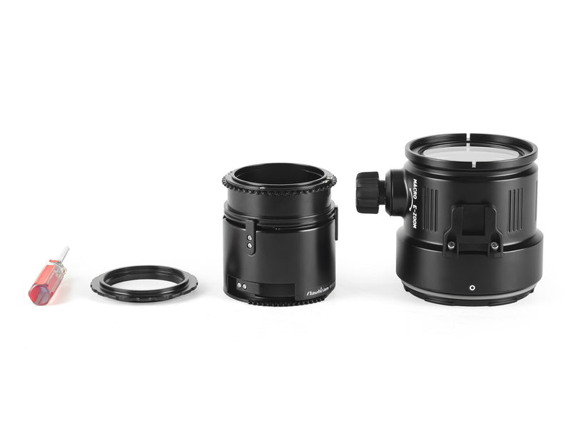 Macro Port and Zoom Gear Set for Olympus 12-50mm EZ to use