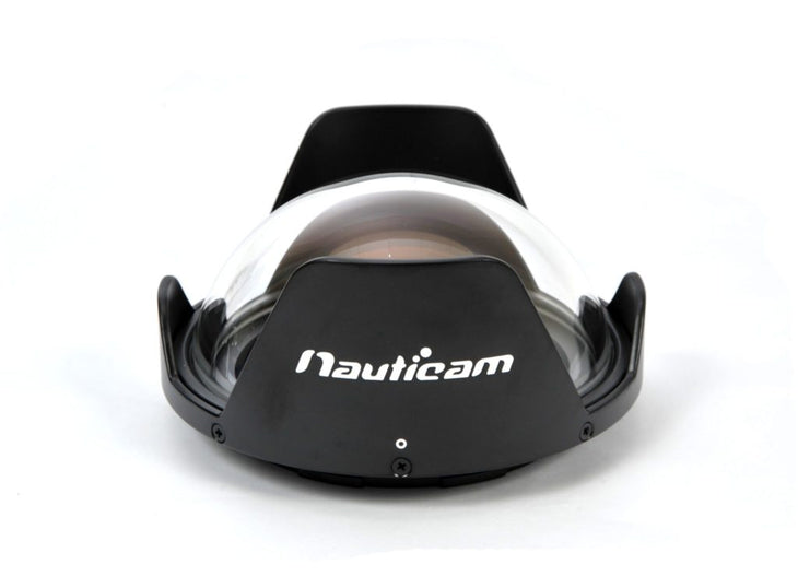 N120 140mm Optical-Glass Fisheye Dome Port ~with Removable Shade